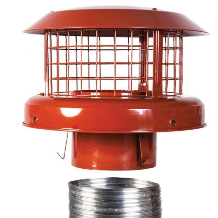 Top Flex Chimney Bird Guard - 150mm to 125mm - High Top Range Top Flex Chimney Bird Guard - 150mm to 125mm - High Top Range