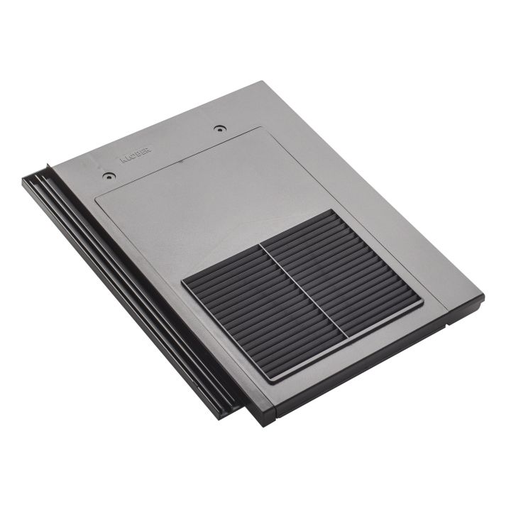Klober Profile-Line Thin Line Tile Vent - 10000mm2 - Slate Grey (Box of 10) Klober Profile-Line Thin Line Tile Vent - 10000mm2 - Slate Grey (Box of 10)