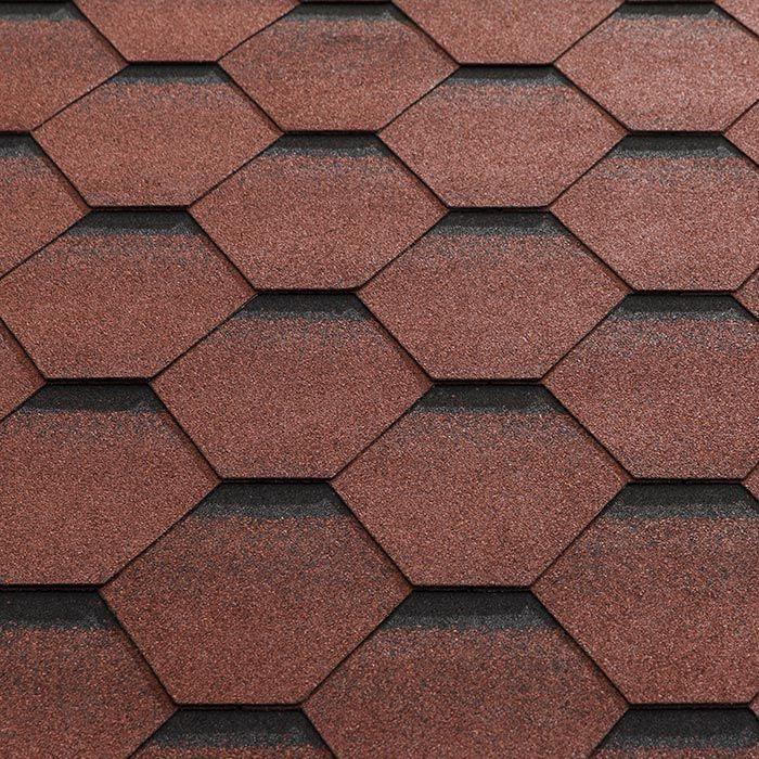 Katepal Katrilli Hexagonal Bitumen Roofing Shingles - 3m2 Per Pack Katepal Katrilli Hexagonal Bitumen Roofing Shingles - 3m2 Per Pack