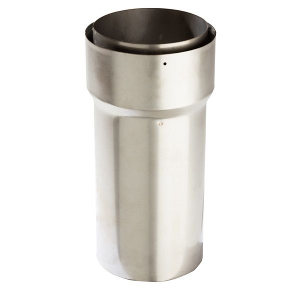 Flexiwall Stove Pipe to Flue Liner Connector - 315 Grade Stainless Steel - 125mm to 150mm Flexiwall Stove Pipe to Flue Liner Connector - 315 Grade Stainless Steel - 125mm to 150mm