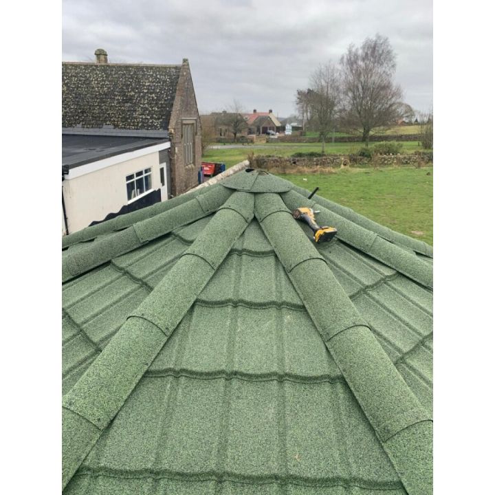 Lightweight Tiles - Granulated Tile - Light Green Lightweight Tiles - Granulated Tile - Light Green