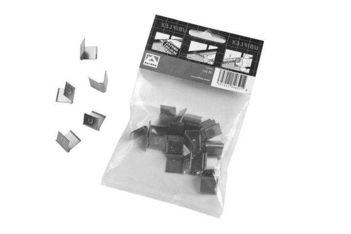 Lightweight Tiles - Ubiflex Metal Fixing Clips (Pack of 25) Lightweight Tiles - Ubiflex Metal Fixing Clips (Pack of 25)