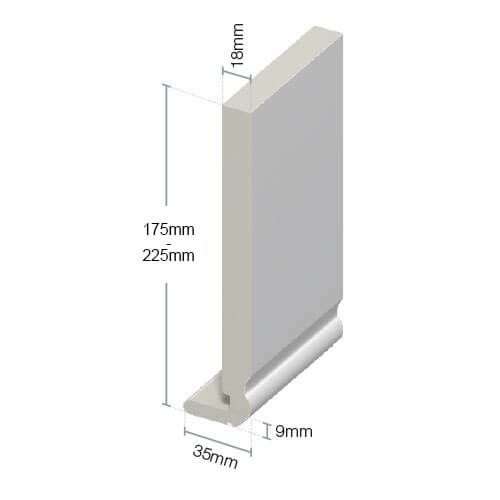 Ogee fascia board sizing