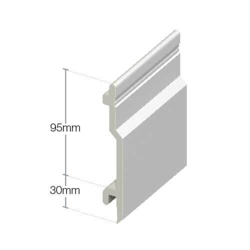 Open V cladding size