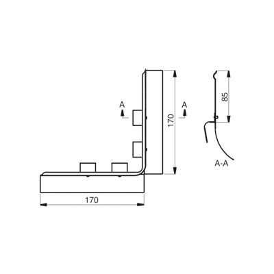 Lindab Steel Guttering - Corner Overflow Protector Lindab Steel Guttering - Corner Overflow Protector