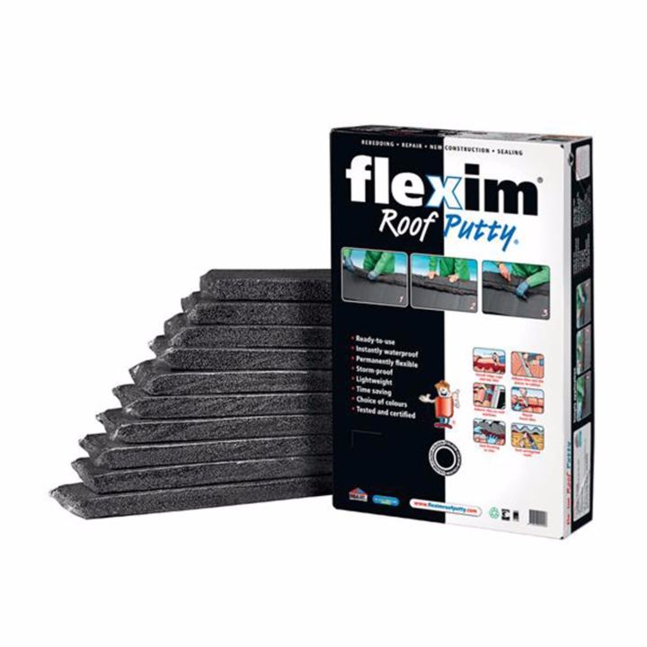 Lightweight Tiles - Flexim Roof Putty - Black Lightweight Tiles - Flexim Roof Putty - Black