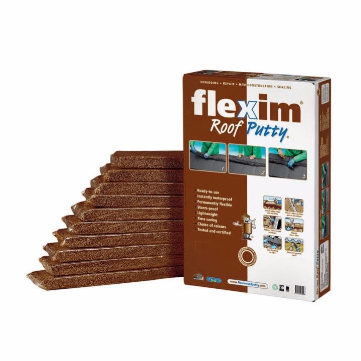 Lightweight Tiles - Flexim Roof Putty - Brown Lightweight Tiles - Flexim Roof Putty - Brown