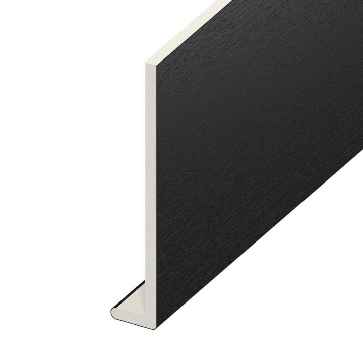 Fascia UPVC Capping Board - Plain - Black Ash (5m) Fascia UPVC Capping Board - Plain - Black Ash (5m)