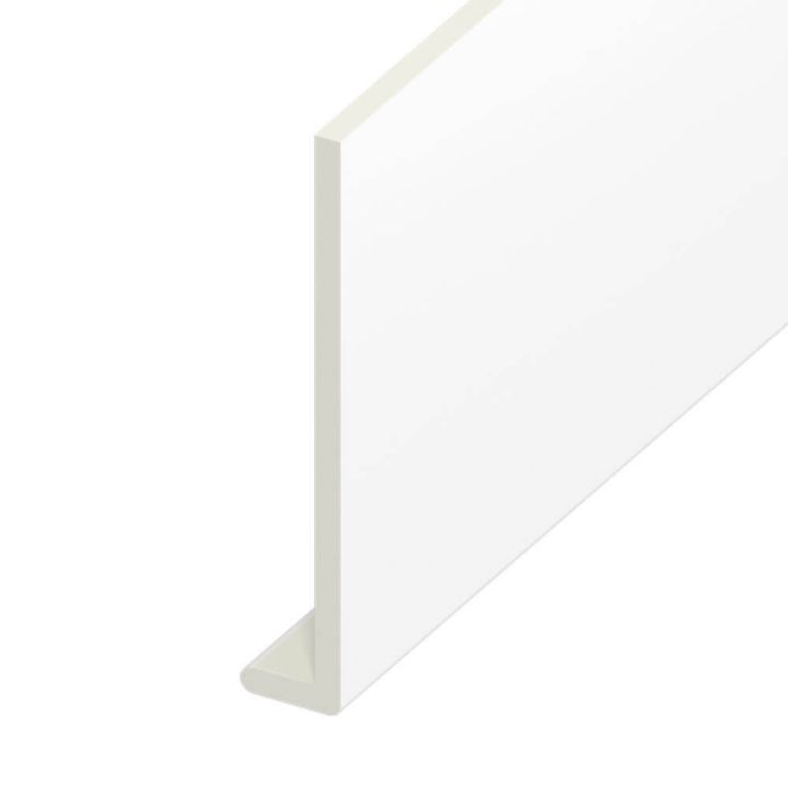 Fascia UPVC Capping Board - Plain - White (5m) Fascia UPVC Capping Board - Plain - White (5m)