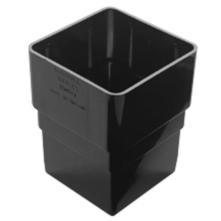 UPVC Squareline Guttering - Downpipe Socket - 65mm UPVC Squareline Guttering - Downpipe Socket - 65mm