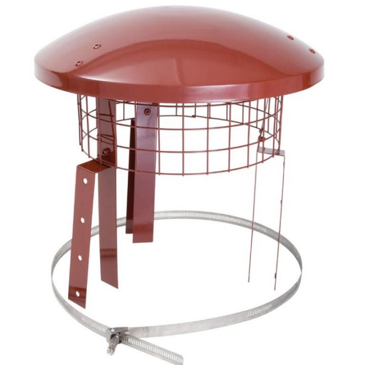 Eathernware Rain Top Chimney Birdguard - 150mm to 200mm - Terracotta Eathernware Rain Top Chimney Birdguard - 150mm to 200mm - Terracotta
