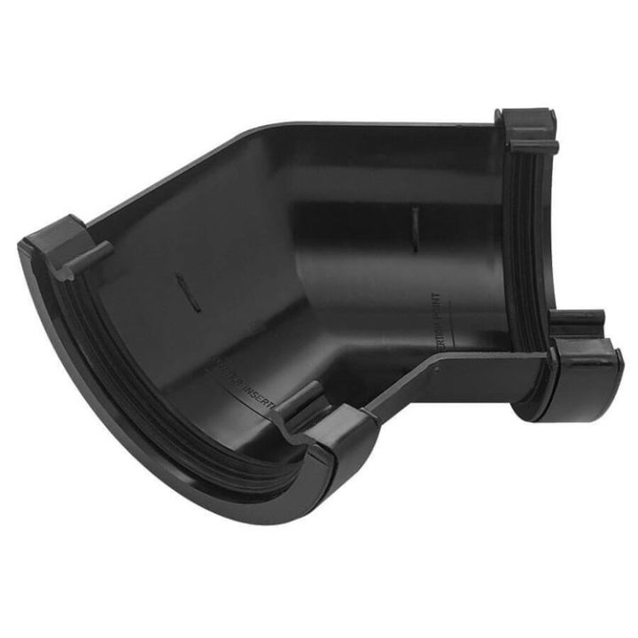 UPVC Half Round Guttering - Angle - 112mm x 51mm