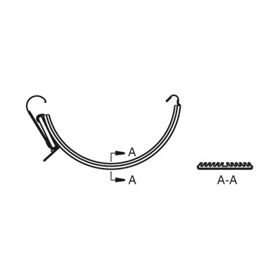 Lindab Steel Guttering - Gutter Joint with Rubber Seal Lindab Steel Guttering - Gutter Joint with Rubber Seal