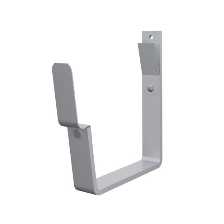 Lindab Steel Guttering - 140mm Rectangular Flex-Fit Fascia Bracket - Magestic Galvanised Lindab Steel Guttering - 140mm Rectangular Flex-Fit Fascia Bracket - Magestic Galvanised