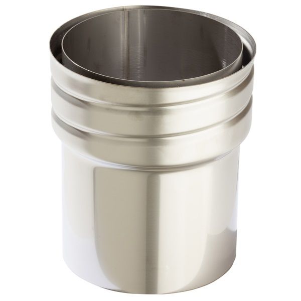 Flexiwall Flue Liner to Stove Pipe Adaptor - 316 Grade Stainless Steel - 125mm to 150mm Flexiwall Flue Liner to Stove Pipe Adaptor - 316 Grade Stainless Steel - 125mm to 150mm