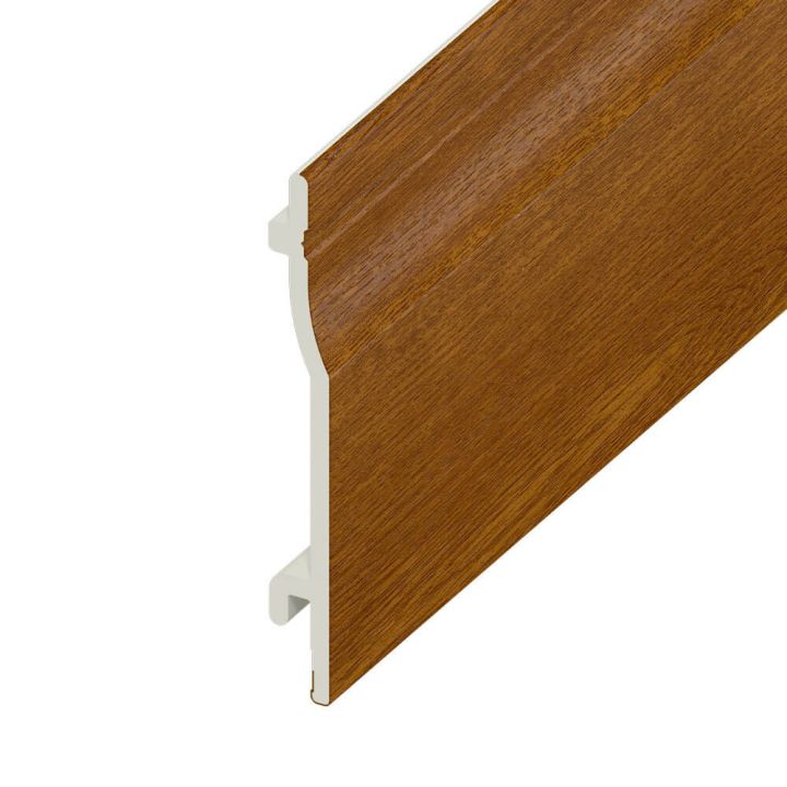 UPVC Shiplap Cladding Board - Golden Oak (5m)