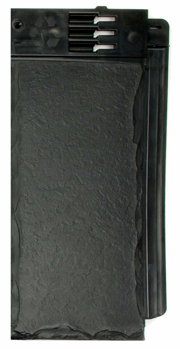 Envirotile - Half Plastic Slate Tile - Slate Grey (Pack of 10) Envirotile - Half Plastic Slate Tile - Slate Grey (Pack of 10)