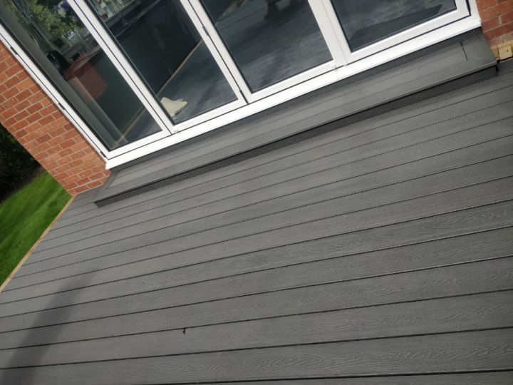 Triton - Dual-sided Hollow Composite Decking Board - 148mm x 25mm Triton - Dual-sided Hollow Composite Decking Board - 148mm x 25mm