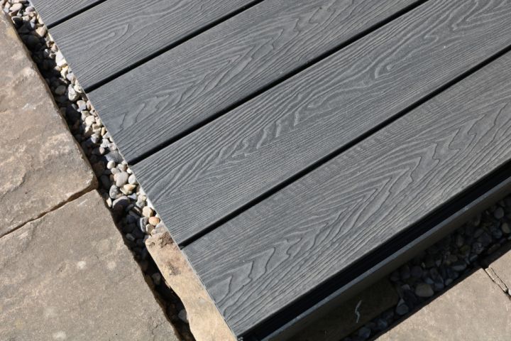 Triton - Dual-sided Hollow Composite Decking Board - 148mm x 25mm Triton - Dual-sided Hollow Composite Decking Board - 148mm x 25mm