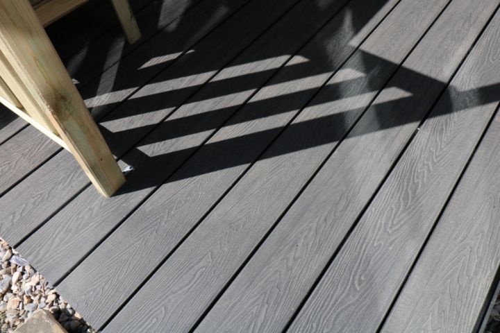 Triton - Dual-sided Hollow Composite Decking Board - 148mm x 25mm Triton - Dual-sided Hollow Composite Decking Board - 148mm x 25mm
