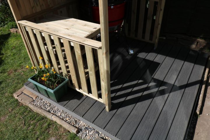 Triton - Dual-sided Hollow Composite Decking Board - 148mm x 25mm Triton - Dual-sided Hollow Composite Decking Board - 148mm x 25mm