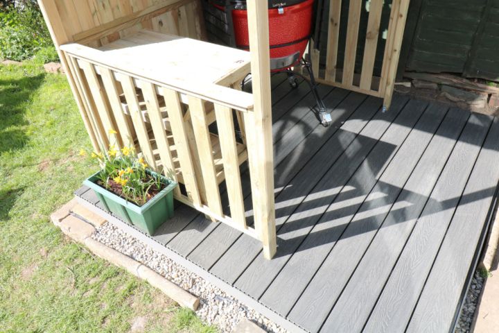 Triton - Dual-sided Hollow Composite Decking Board - 148mm x 25mm Triton - Dual-sided Hollow Composite Decking Board - 148mm x 25mm