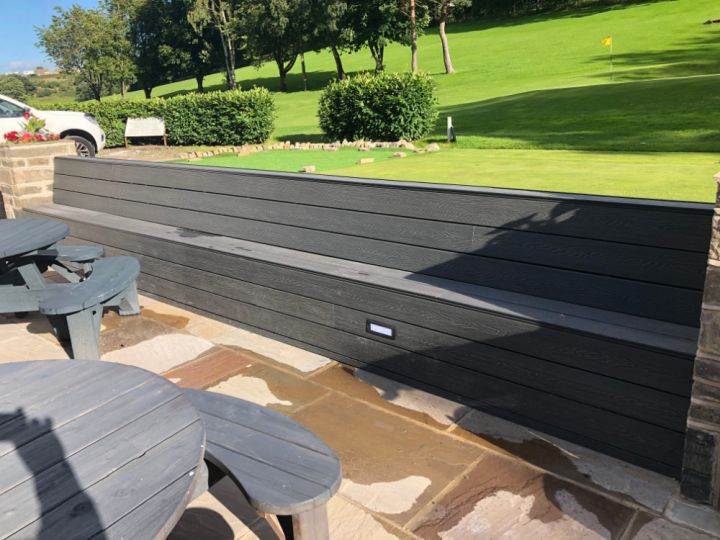 Triton - Dual-sided Hollow Composite Decking Board - 148mm x 25mm Triton - Dual-sided Hollow Composite Decking Board - 148mm x 25mm