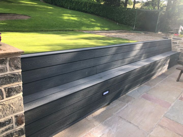 Triton - Dual-sided Hollow Composite Decking Board - 148mm x 25mm Triton - Dual-sided Hollow Composite Decking Board - 148mm x 25mm
