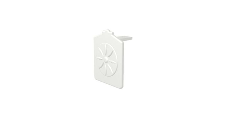 Storm Capex 50 Aluminium Extended Glazing Bar End Cap Storm Capex 50 Aluminium Extended Glazing Bar End Cap