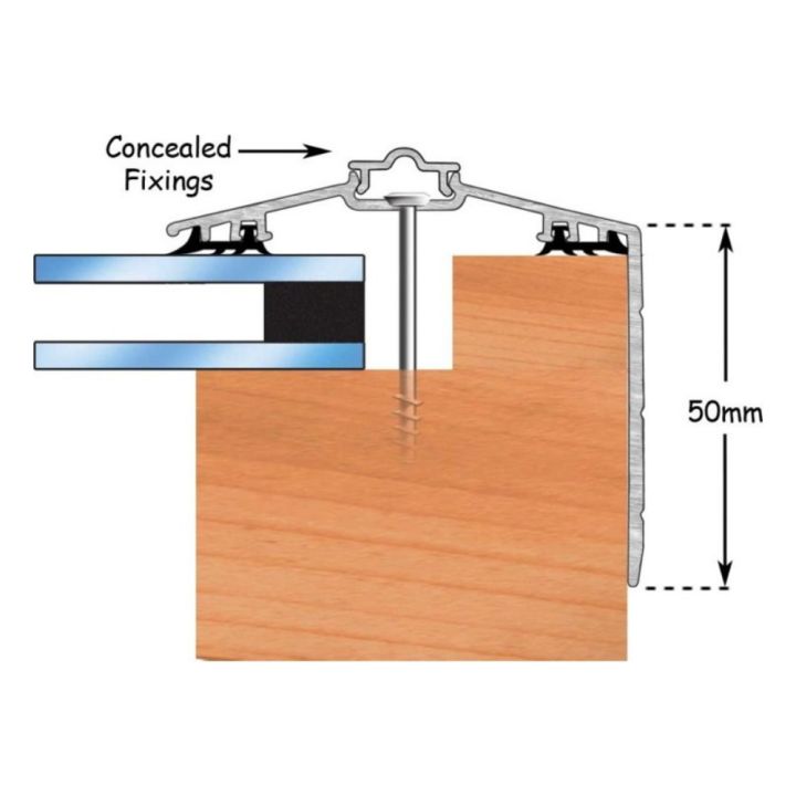 Storm Capex 70 Gable End Finishing Profile Glazing Bar