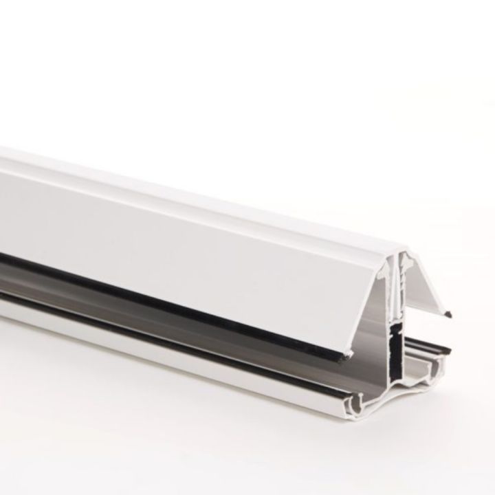 Poly X Economy Self Supporting Aluminium Glazing Bar - White