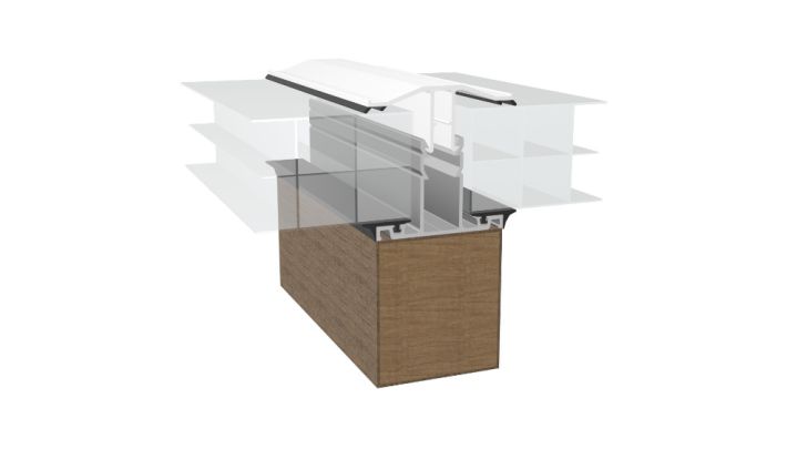 Poly X Rafter Supported Glazing Bar