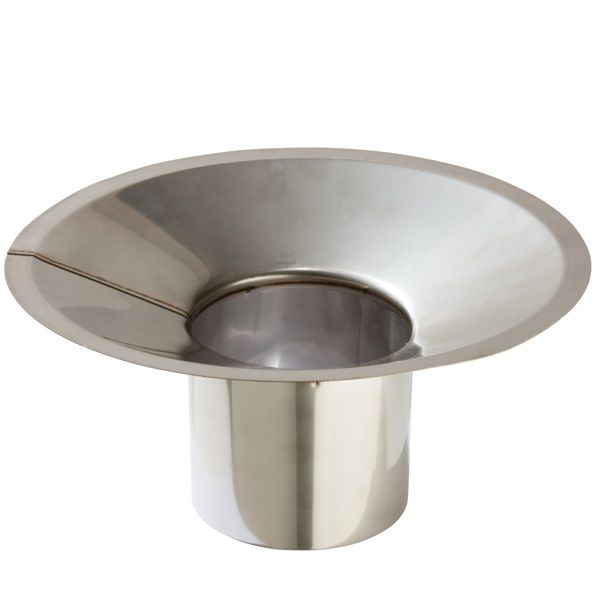 Flexiwall Single Skin Stove Pipe to Clay Flue Liner Adapter Flexiwall Single Skin Stove Pipe to Clay Flue Liner Adapter