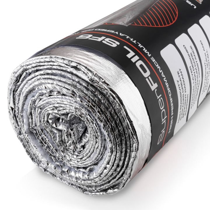 SuperFOIL SF6 Multi-layer Foil Insulation - 30mm x 1200mm x 10m SuperFOIL SF6 Multi-layer Foil Insulation - 30mm x 1200mm x 10m