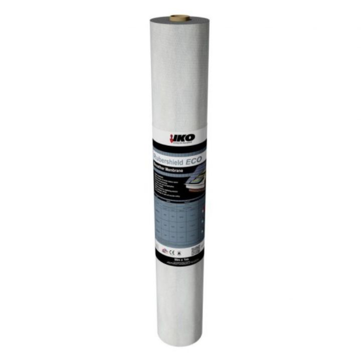 IKO Rubershield Eco 100gsm Breather Membrane - 50m IKO Rubershield Eco 100gsm Breather Membrane - 50m