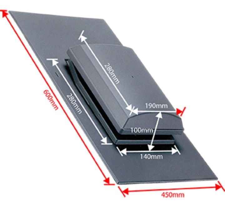 Tapco Synthetic Slate - Cowl Vent