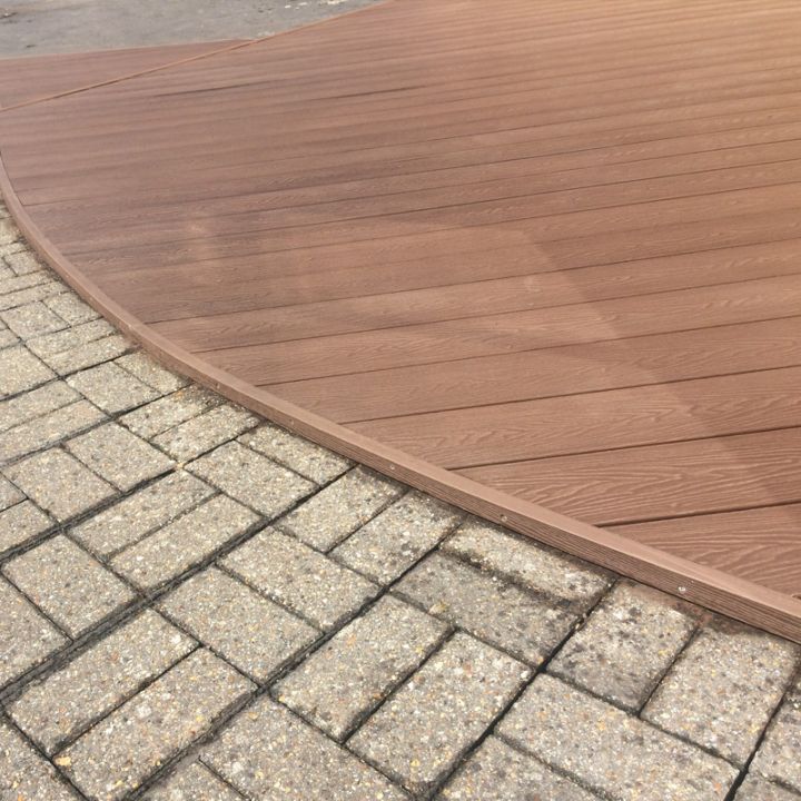Triton - Dual-sided Hollow Composite Decking Board - 148mm x 25mm Triton - Dual-sided Hollow Composite Decking Board - 148mm x 25mm