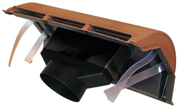 Corovent - Ridge Vent With Extension Sleeve and 125mm Dia Pipe Adaptor Corovent - Ridge Vent With Extension Sleeve and 125mm Dia Pipe Adaptor