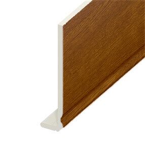 Fascia UPVC Capping Board - Ogee - Golden Oak (5m)