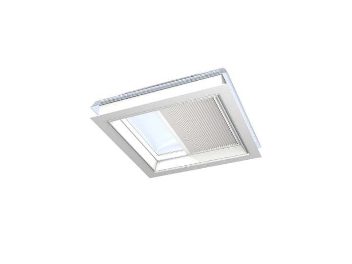 VELUX FMG Electric Translucent Pleated Blind for CVU/CFU Flat Roof Windows VELUX FMG Electric Translucent Pleated Blind for CVU/CFU Flat Roof Windows