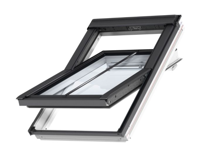 VELUX GGL MK08 Triple-Glazed Manual Centre Pivot Conservation Roof Window - 78x140cm