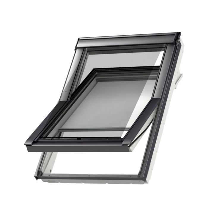 VELUX MHL Anti-Heat Awning Blind with Black Netting - Cut to Measure VELUX MHL Anti-Heat Awning Blind with Black Netting - Cut to Measure