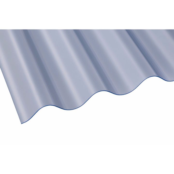 Vistalux 1.1mm PVC Corrugated Sheet - ASB 3in Heavy Duty - Clear Vistalux 1.1mm PVC Corrugated Sheet - ASB 3in Heavy Duty - Clear