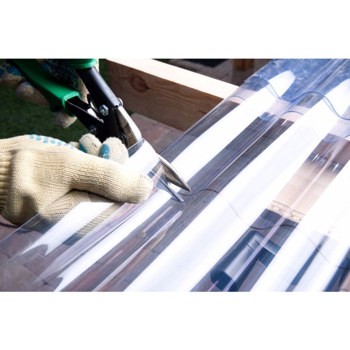 Vistalux 0.8mm PVC Corrugated Sheet - ASB 3in Lightweight - Clear