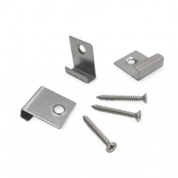 Triton - Composite Decking Steel Starter Clip - Pack of 20 Triton - Composite Decking Steel Starter Clip - Pack of 20