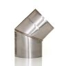 Stainless Steel Single Skin 45 Degree Elbow - 125mm to 150mm