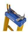 Werner Fibreglass Platform Stepladder with Lock-In Accessory System
