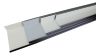TRC Techno Plastisol-Coated Metal Edge Trim - Black - 2500mm x 50mm