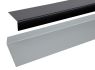 TRC Techno Plastisol-Coated Metal Wall Trim - Black - 2500mm x 70mm x 30mm