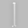 Fascia Board - Bull-nosed 90˚ Internal Corner Trim - 300mm - White